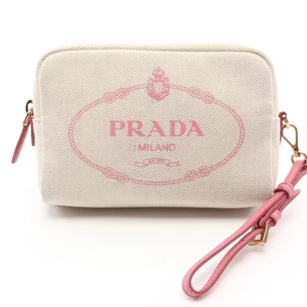 【4月特惠】PRADA帆布手包 可自己改斜挎