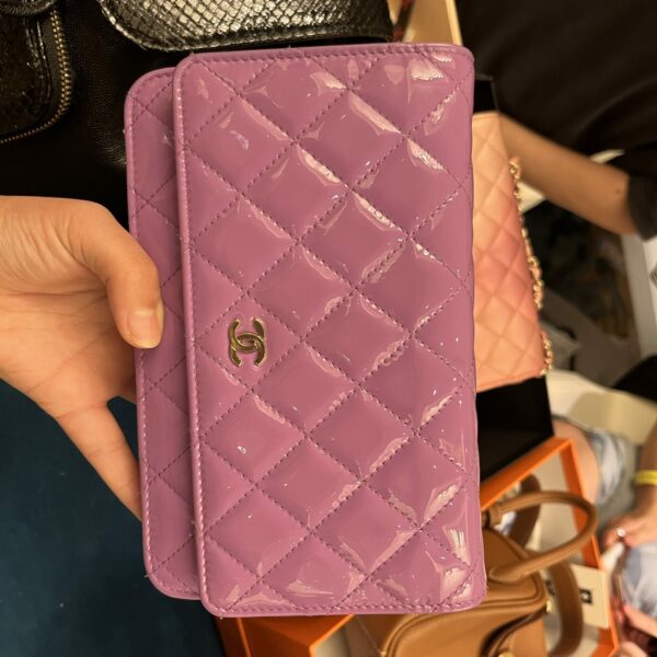 漆皮Chanelwoc   99新 漏价
